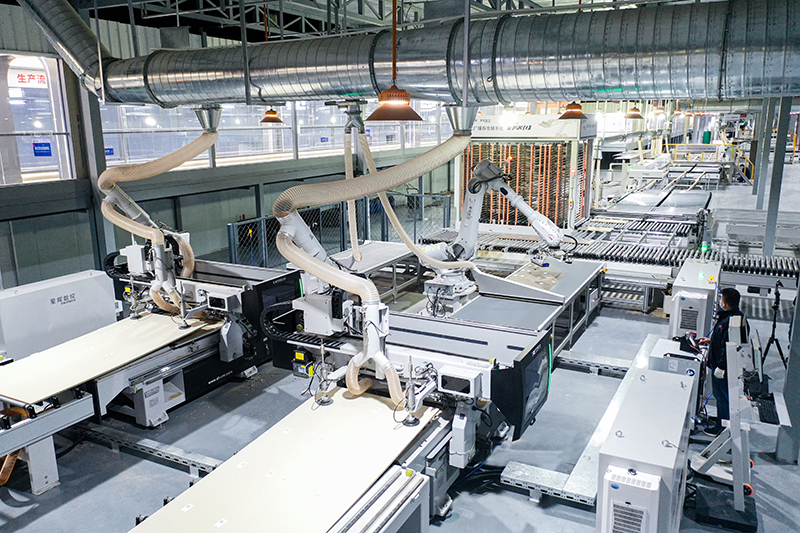 GoldenHome CNC интеллектуалды өндірісінің тікелей трансляциясы