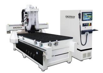 CNC ағаш өңдеу машинасы Екі технологиялық бұрғылау және кесу машинасы